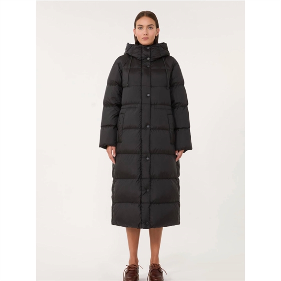 Weekend Max Mara Novak Dunfrakke, Sort